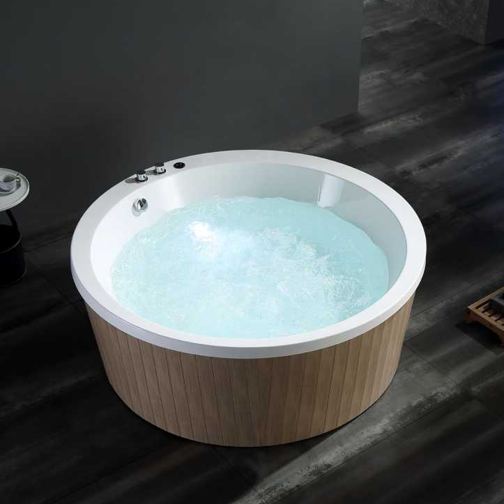 200W Air Jet Bathtub with Bubble Massage & LED Light | NEO SPA | Luxury Spa Experience