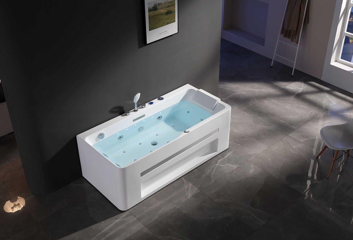 Modern Designer Hot Tub | Minimalist Acrylic Spa for Contemporary Bathrooms | NEO SPA