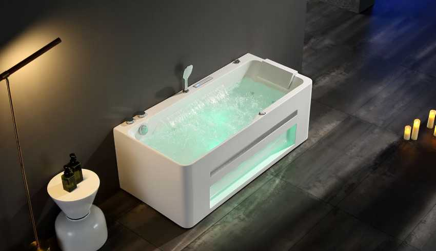 Modern Designer Hot Tub | Minimalist Acrylic Spa for Contemporary Bathrooms | NEO SPA
